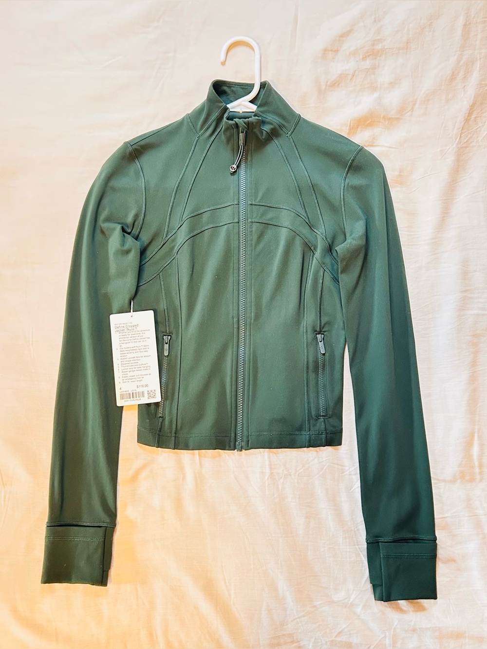 lululemon athletica Women's Legacy Green Define Cropped Jacket “Nulu”